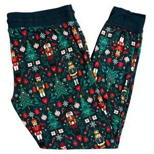 Little Sleepies Pajama Jogger Bottom Night At Nutcracker Holiday Women’s Medium